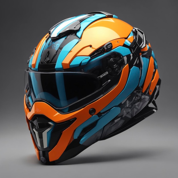 Concept design motorbike helmet