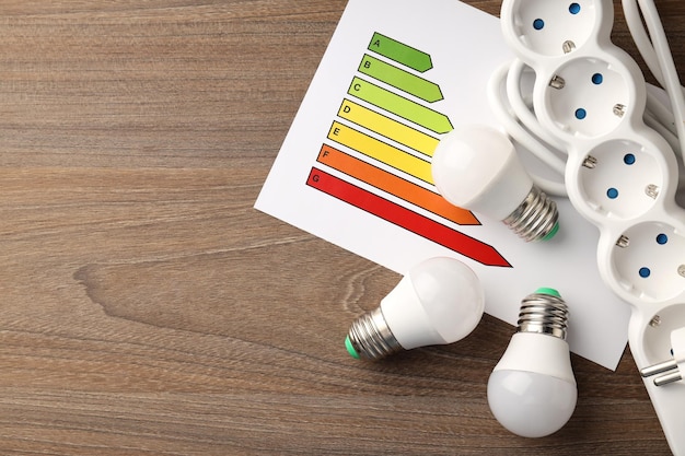 Foto concetto di spazio per strumenti elettricista per il testo