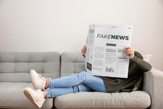 Photo concept of fake news