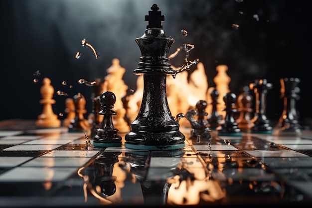 Chess, a metaphor for a businessmans game plan, strategy, and tactical  prowess Vertical Mobile Wallpaper AI Generated 31596790 Stock Photo at  Vecteezy