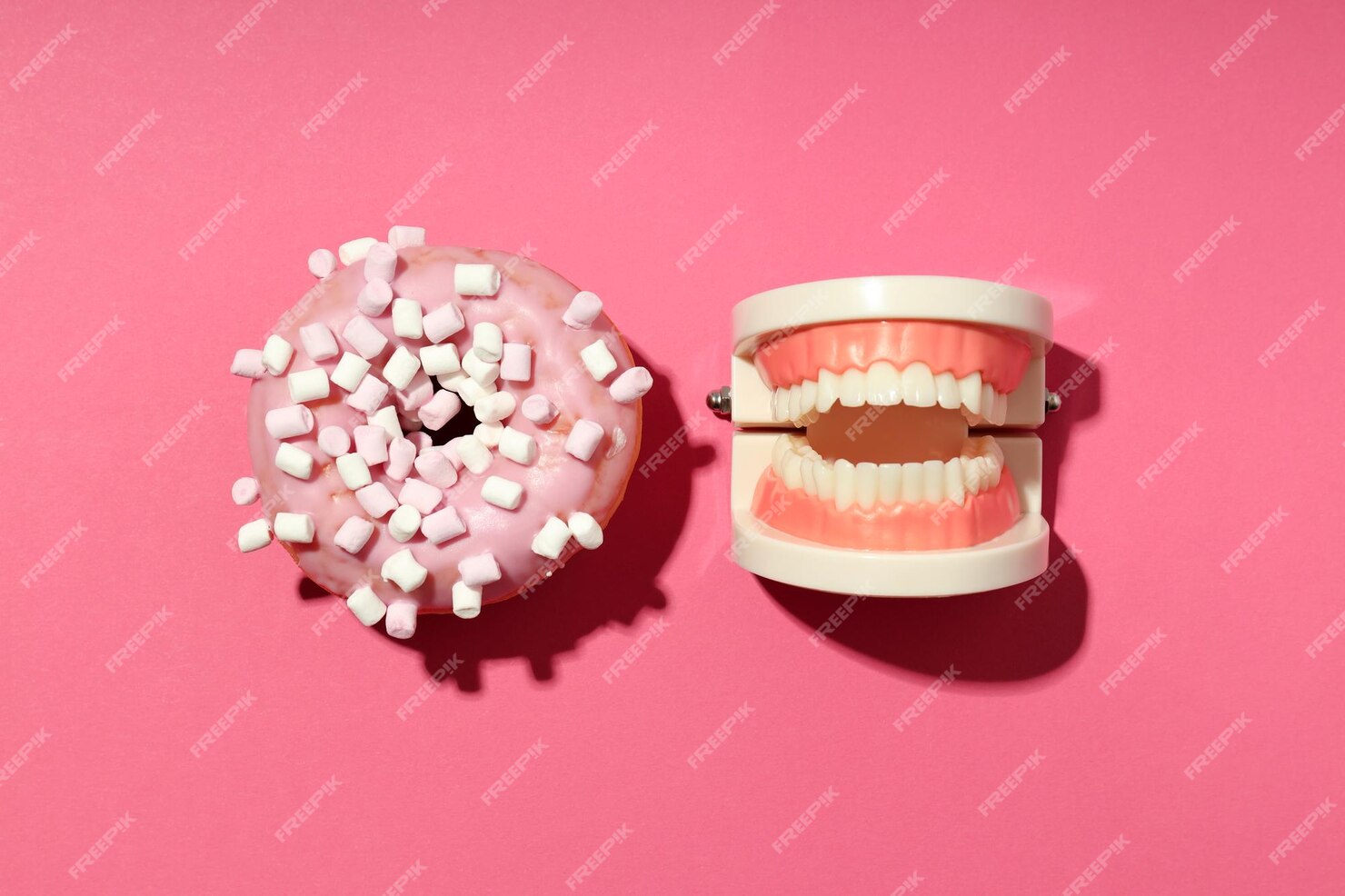 Premium Photo Concept Of Food Bad For Teeth On Pink Background late-night-tv-pacific-ties