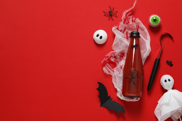 Concetto di divertente spazio per feste di halloween per il testo