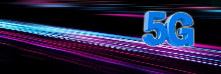 Photo 将来の技術 5 g ネットワーク システムとインターネットの 3 d イラストレーションの概念
