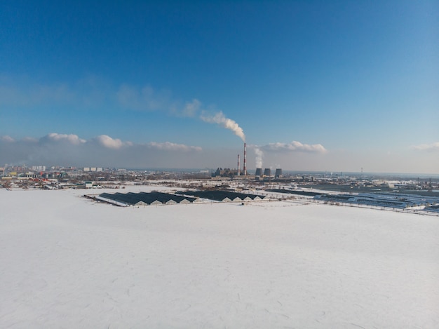 Concept gevaarlijke ecologie in stad