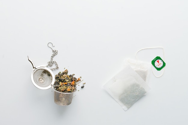 concept of giving up disposable tea bags