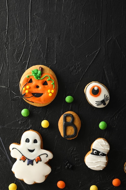 Concetto di halloween dolci dolci divertenti spazio per il testo