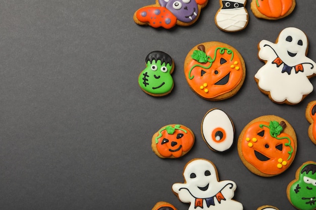 Concetto di halloween dolci dolci divertenti spazio per il testo