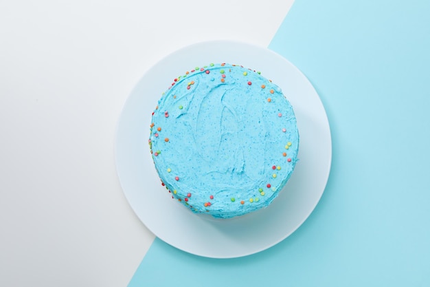 Photo concept of happy birthday holiday birthday cake