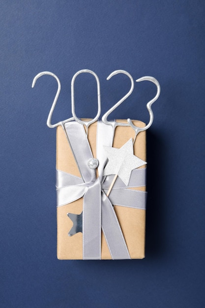 Concetto di felice anno nuovo 2023 composizione di felice anno nuovo