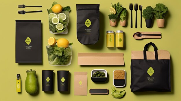 Photo concept for a healthy food company