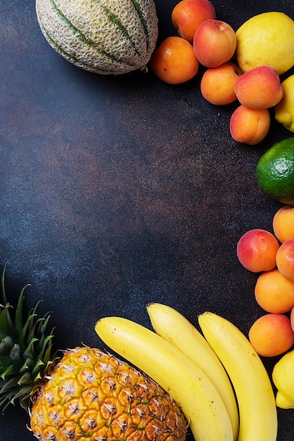 Foto concetto di cibo vegano sano