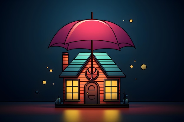 Concept of home insurance