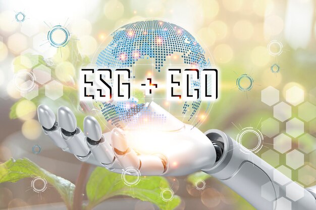 コンセプトは、ESGとECOシステムを人工知能と組み合わせて効率を最適化することです