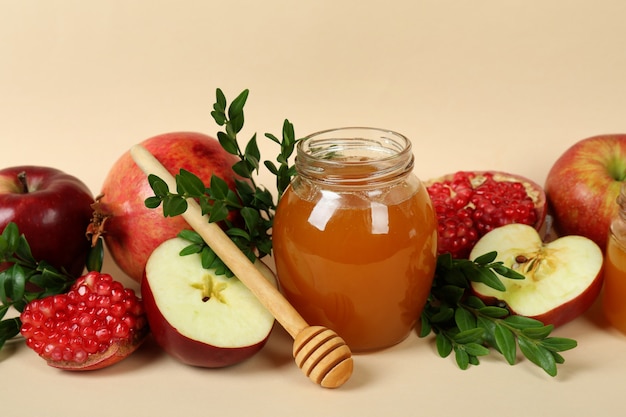 concept of jewish new year rosh hashanah