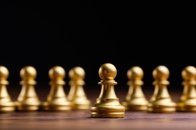 The concept of a leader by pawns