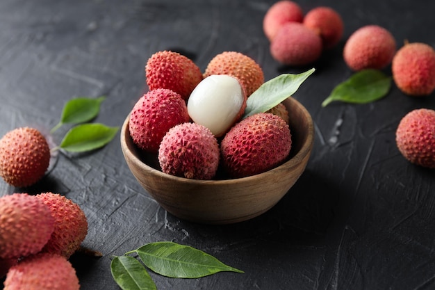 Concept lekker en heerlijk exotisch fruit Lychee