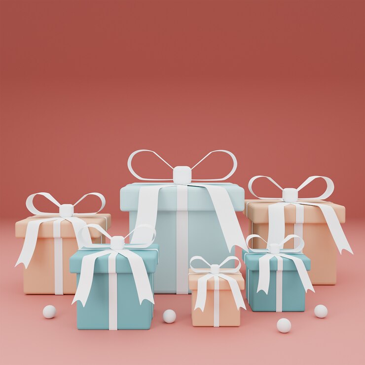 Concept Merry Christmas op rode achtergrond.