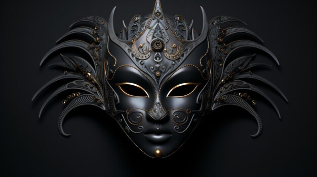 Concept of mistic mask or face