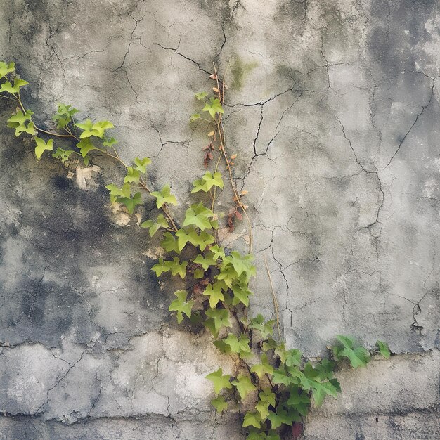 concept mix of nature and concrete