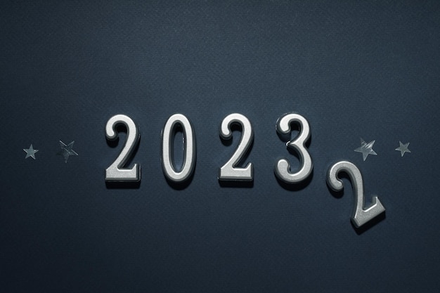 사진 2022년과 2023년의 변화의 개념