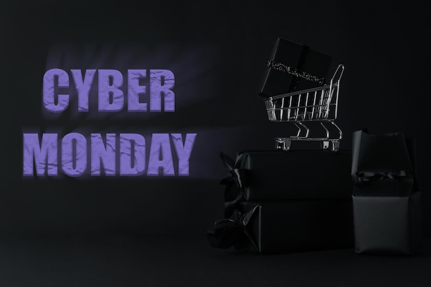 Фото Концепция распродажи cyber monday распродажа cyber monday и скидка