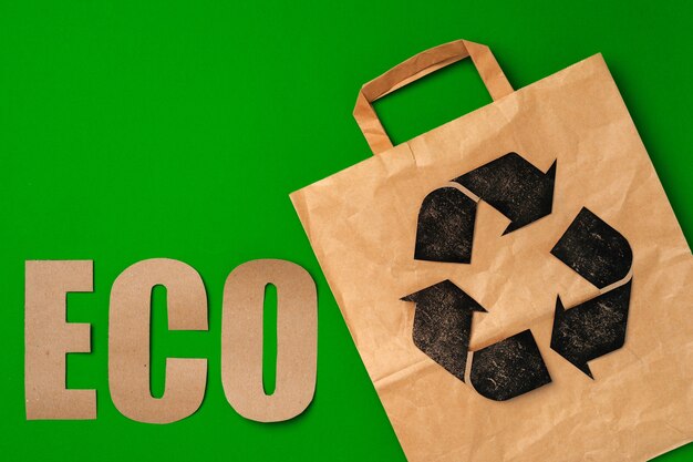 Concept papier recycling milieuvriendelijk consumentisme