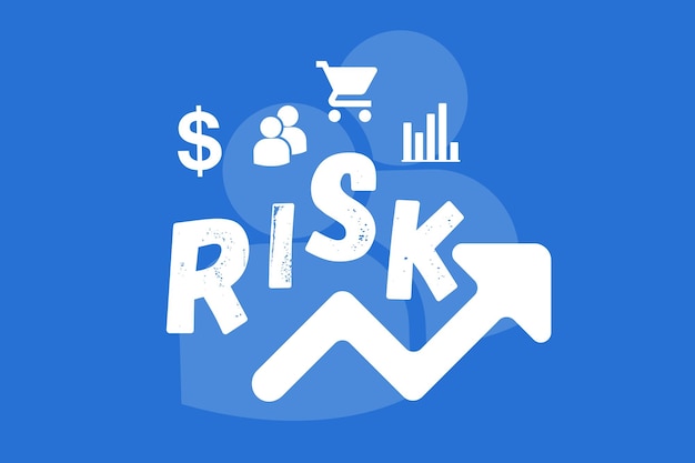 Concept of risk risk in life and business