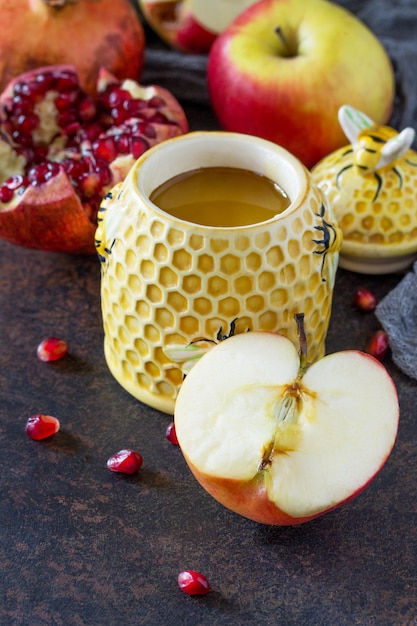 Foto il concetto di rosh hashanah capodanno ebraico