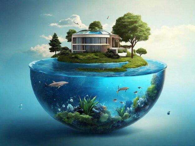 In the concept of Save the Water