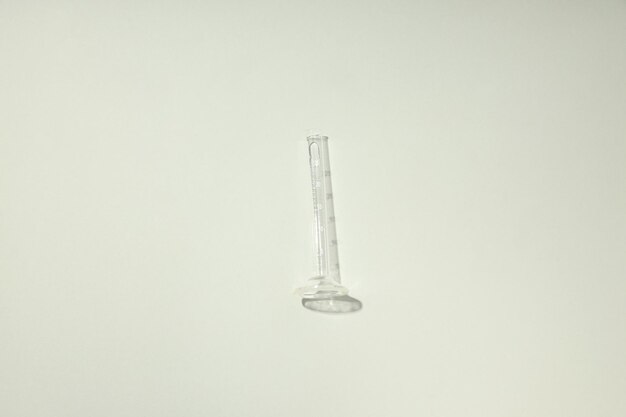 Concept of science and research test tube on light background