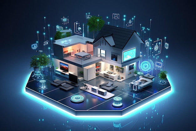 The concept of a smart home automation control system revolves around the innovative use of technolo...