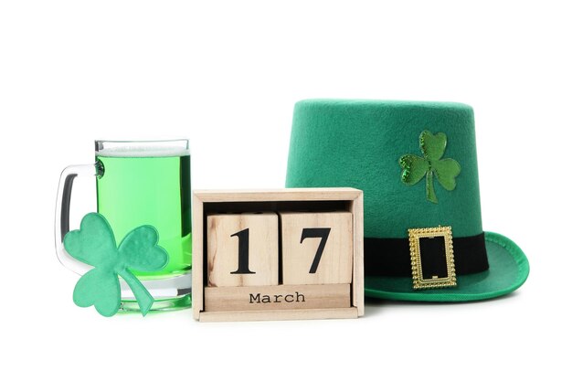 Concept of St Patrick's Day isolated on white background