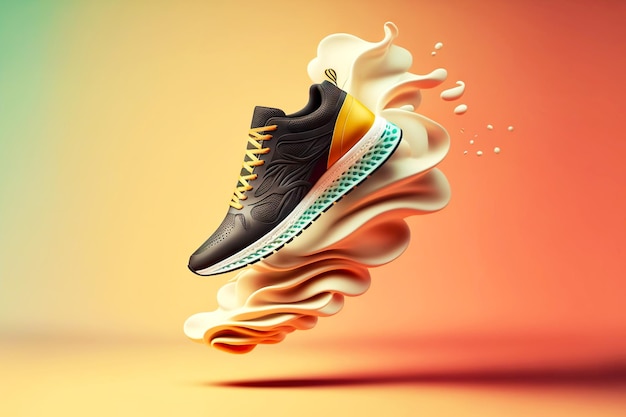 Concept stijlvolle schoenen en accessoires sport sneakers