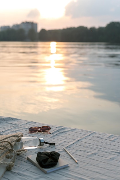 Photo concept of summer outdoor relaxation