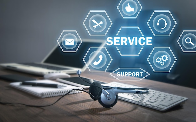 Concept of Support Service Internet Business Technology