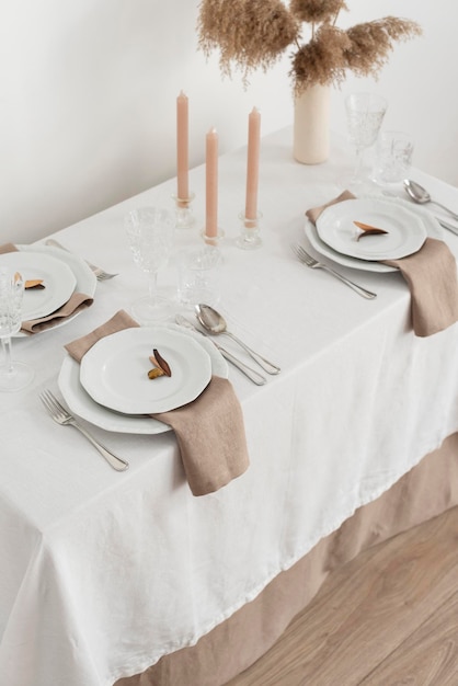 Concept of table decoration