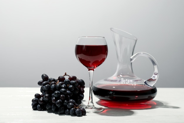 Concept of tasty and delicious alcohol drink wine