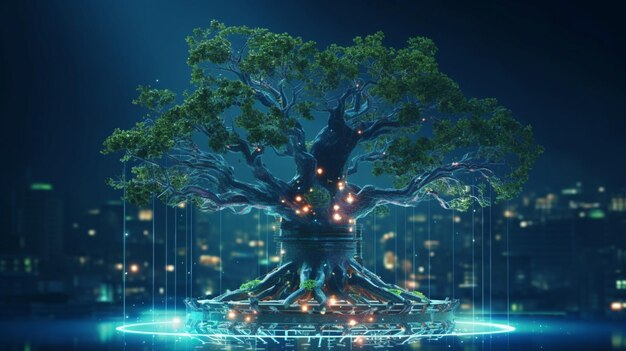 The concept of a technology treeGenerative AI