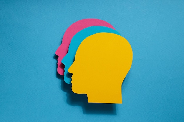 Concept van diversiteit, inclusie en gelijkheid ruimte voor tekst