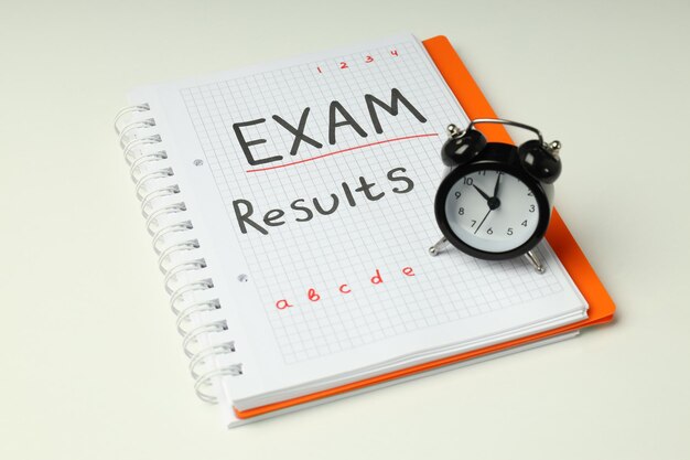 Foto concept van examens en tests close-up