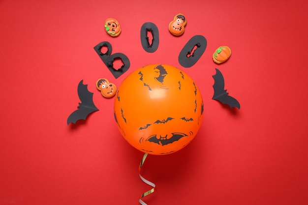 Concept van Halloween-stemming Halloween-vibes ballonnen