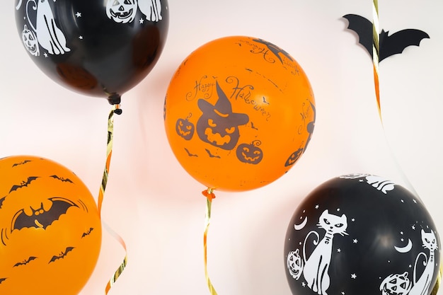 Concept van Halloween-stemming Halloween-vibes ballonnen