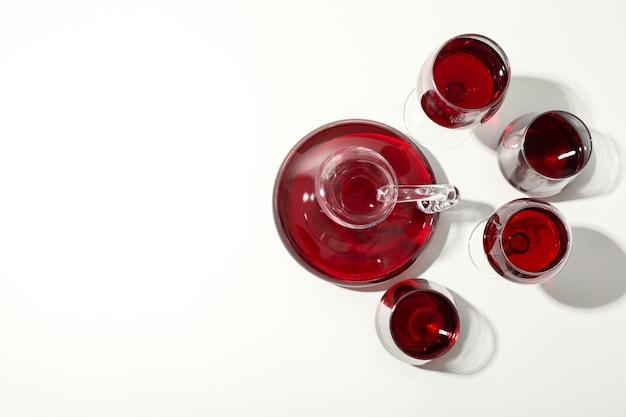 Concept van heerlijke alcohol drink wijn ruimte voor tekst