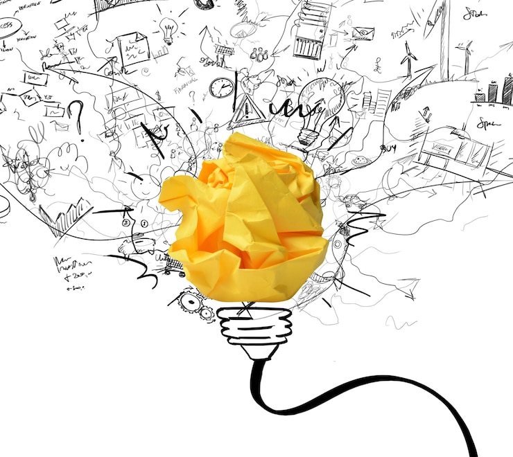 Foto concept van idee en innovatie