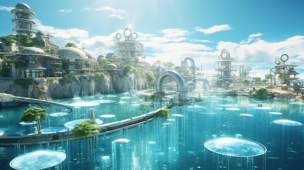 The concept of virtual water highlights UHD wallpaper