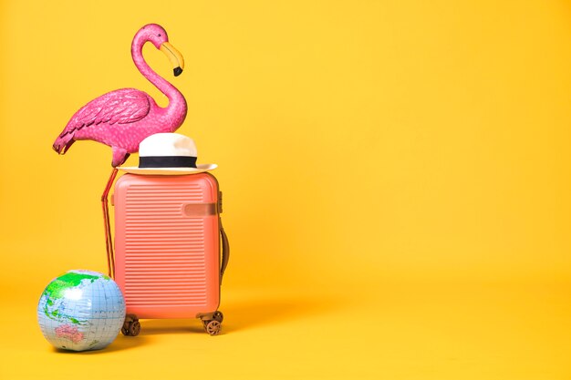 Photo concept with travel things