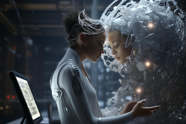 Photo concepts of human connection through technolog