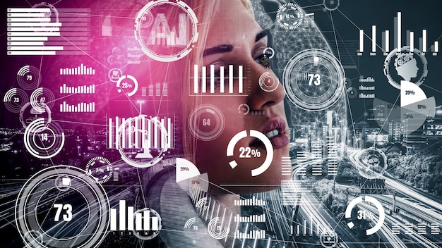 Conceptual business dashboard for financial data analysis