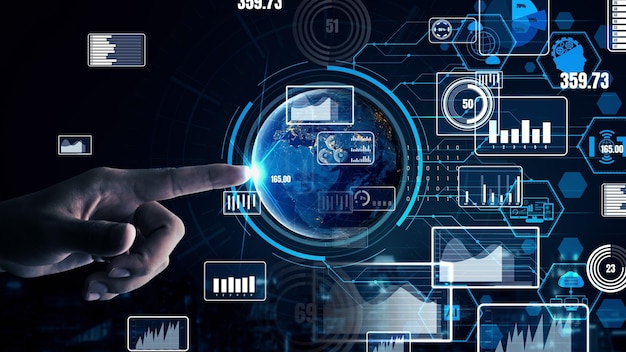 Cruscotto aziendale concettuale per l'analisi dei dati finanziari