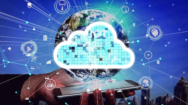 Cloud computing concettuale e tecnologia di archiviazione dei dati per l'innovazione futura